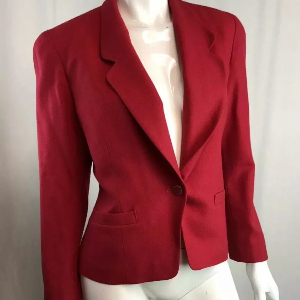 Pendleton Wool Single Button Blazer Jacket - image 6